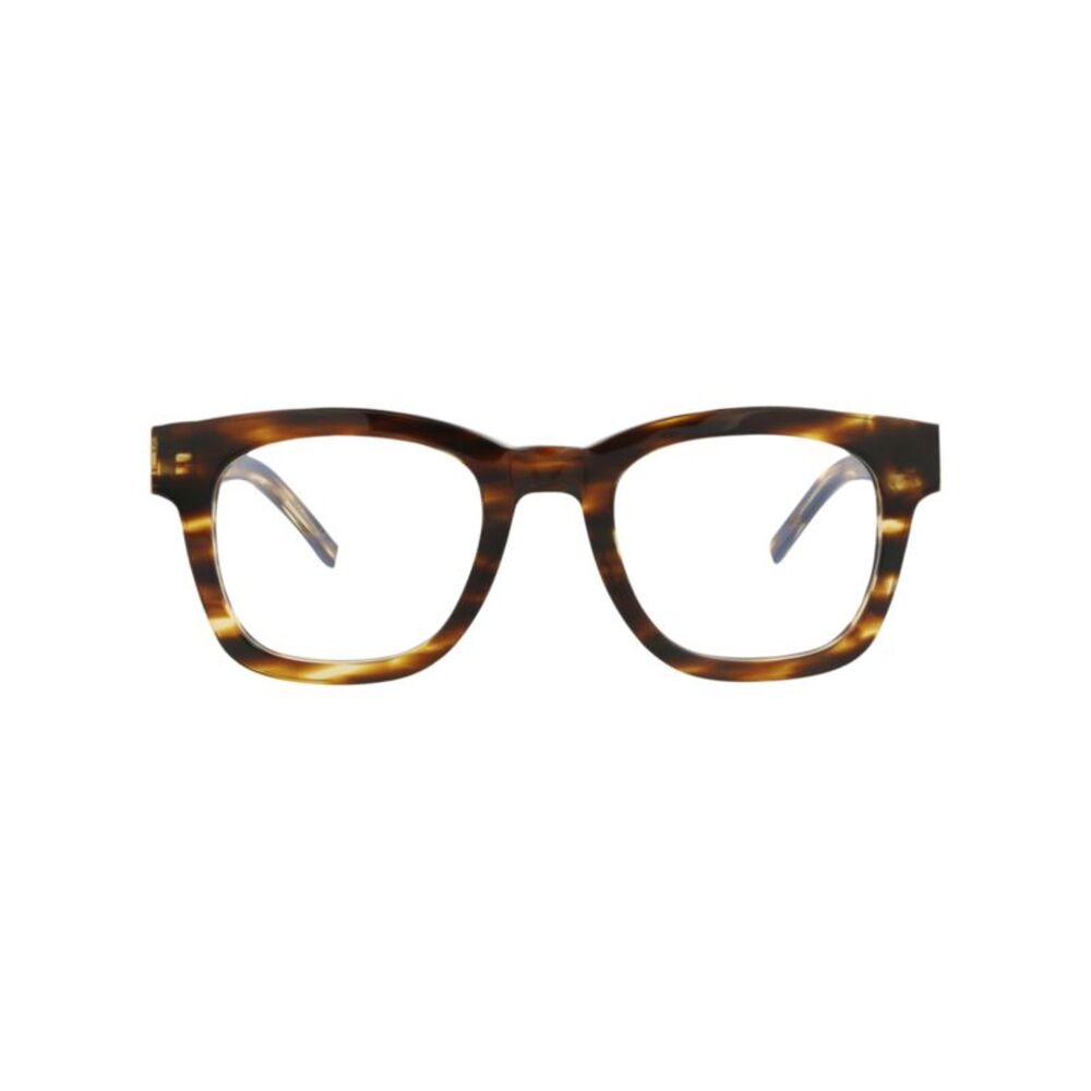Saint Laurent Square-Frame Recycled Acetate Optical Frames Multi Unisex-Adult